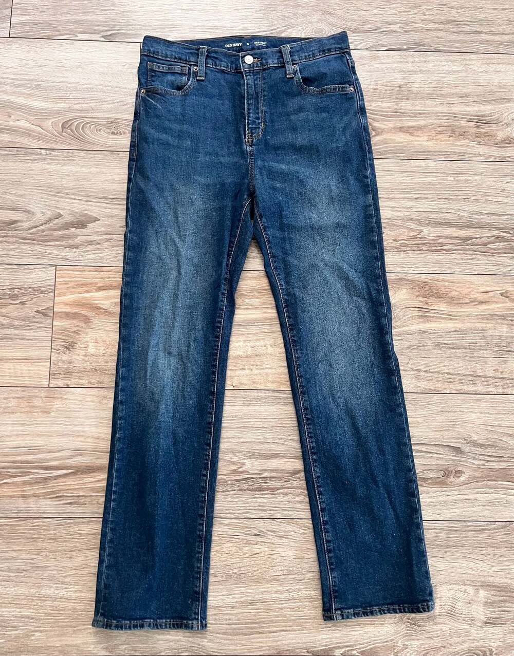 Old Navy  Straight Leg Built-In Flex Jeans Size 18 Boys
